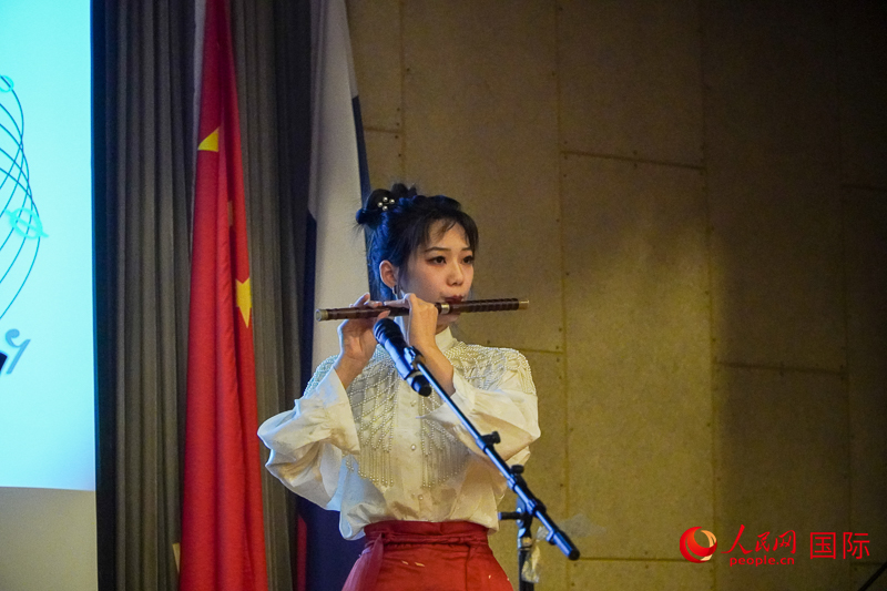 “青春留聲”2025中俄學生歌手大賽在莫斯科舉辦。實習生 謝六點攝